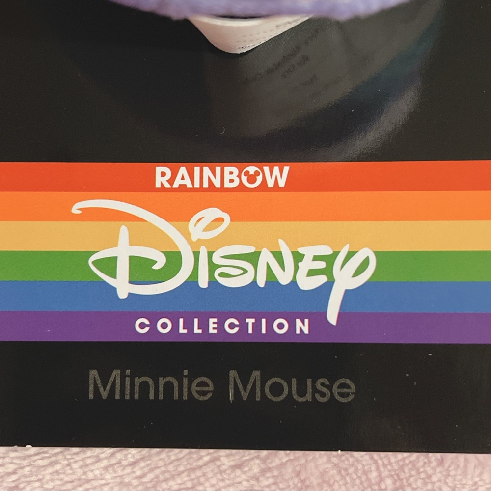 Disney Minnie Mouse Rainbow Collection Minnie Plush Clip - Picture 4 of 7